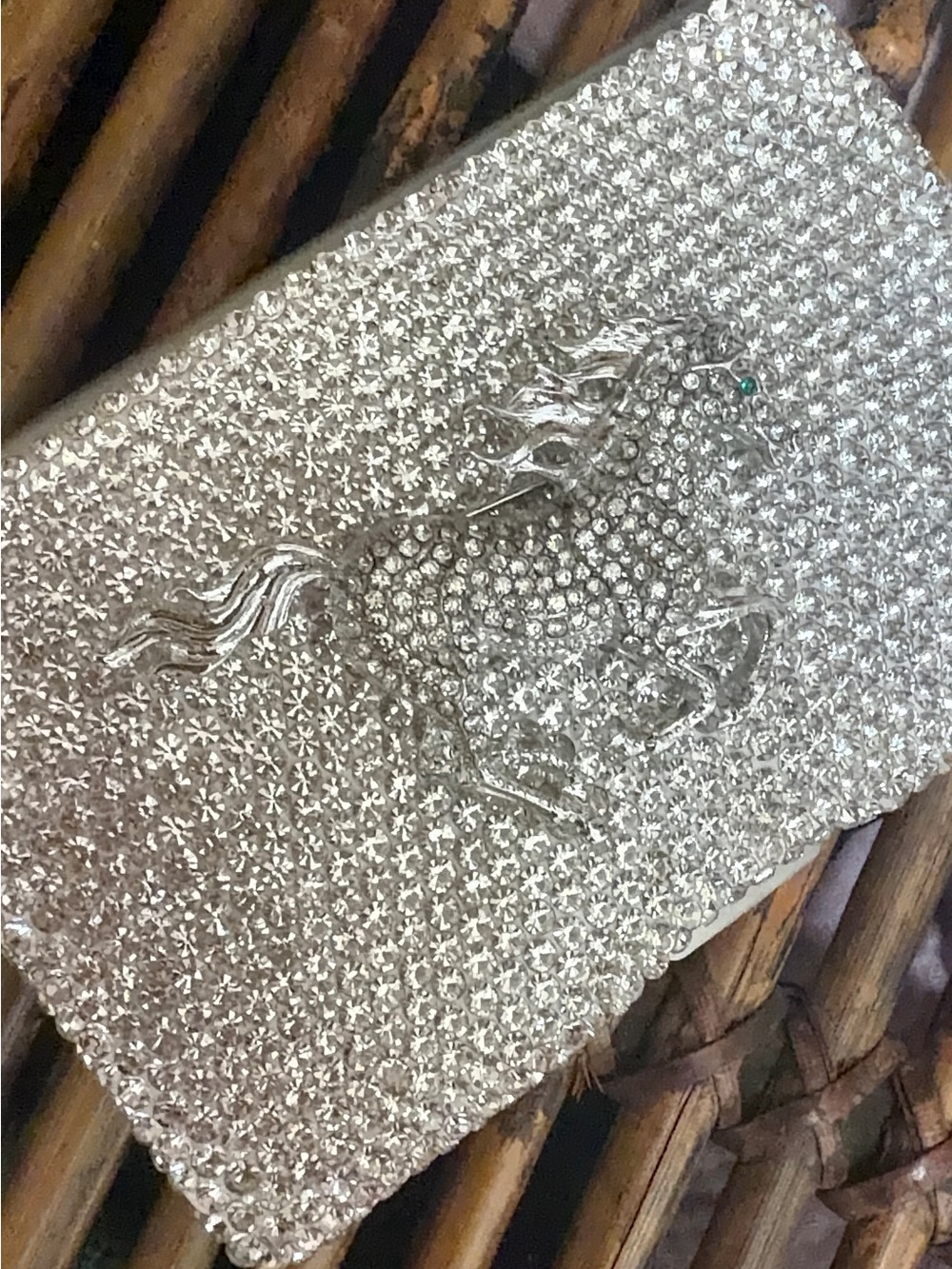 NWOT Brand new Crystal Embellished Horse Themed
Card / Carrier / Wallet
